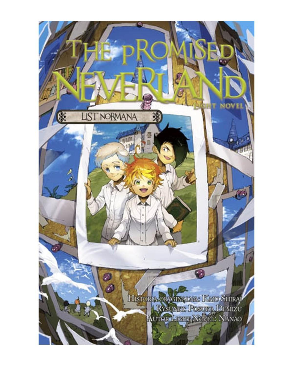 Okładka The Promised Neverland - List Normana Light Novel