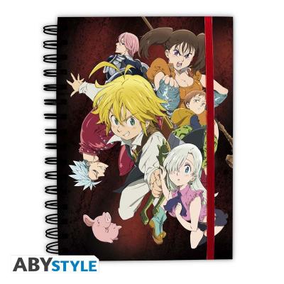 Notes A5 kołozeszyt - Seven Deadly Sins