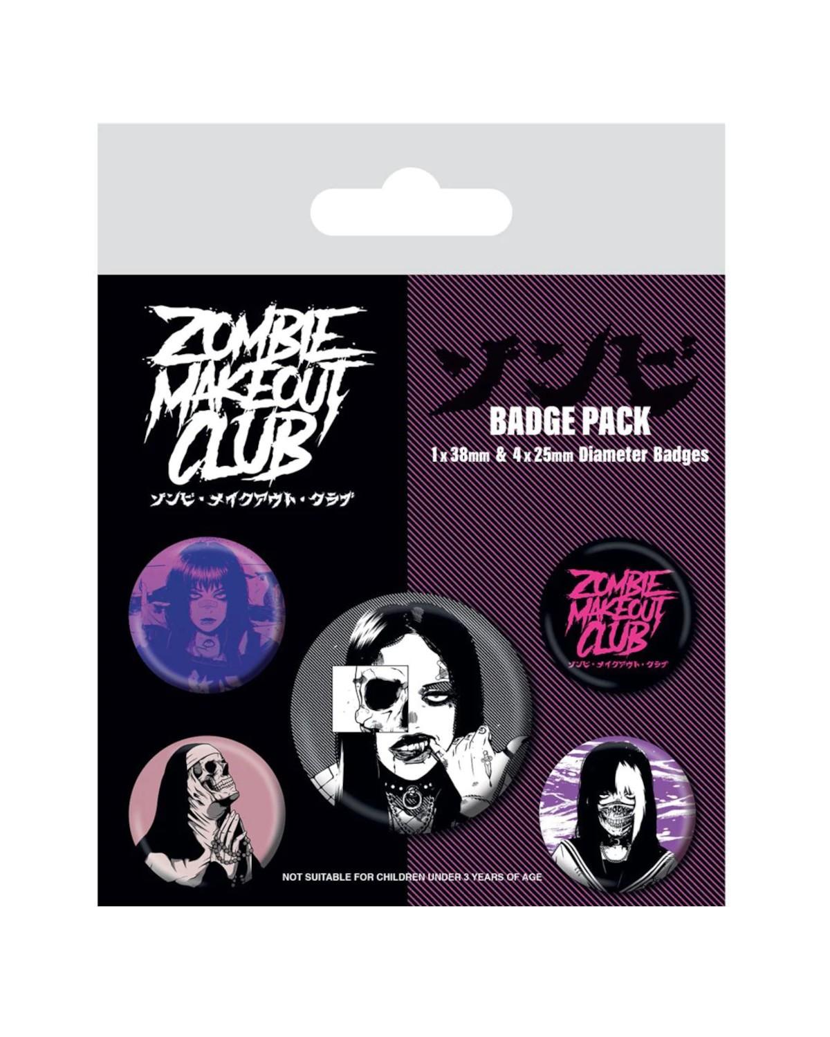 Zestaw przypinek - Zombie Makeout Club