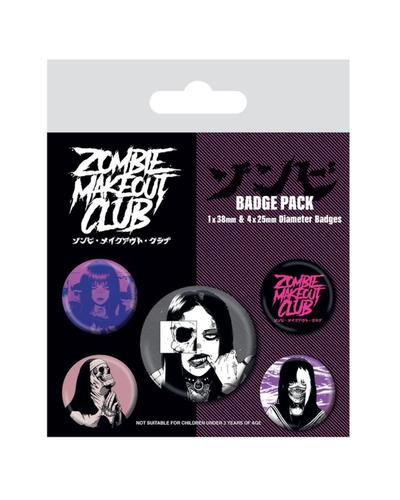 Zestaw przypinek - Zombie Makeout Club
