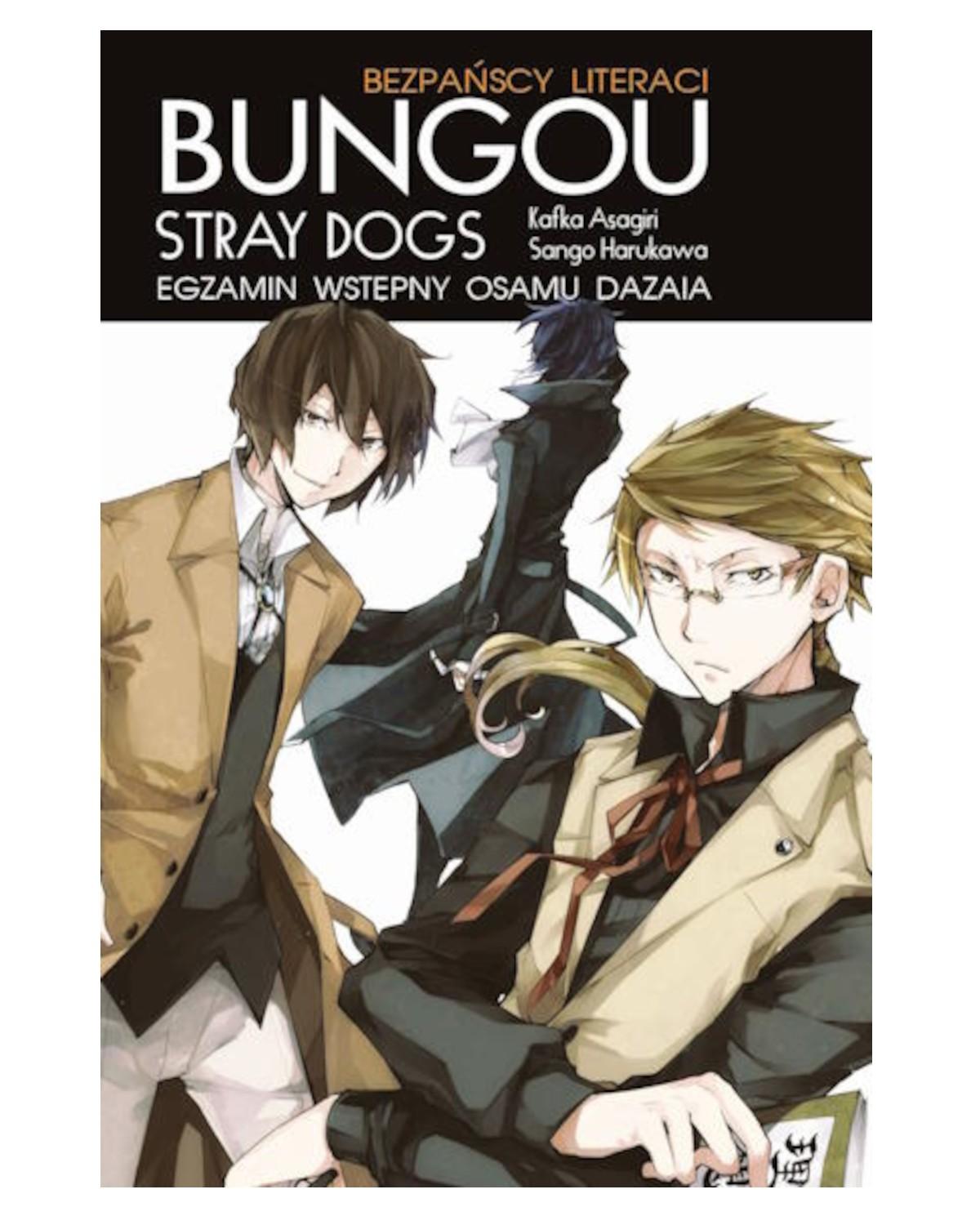 Okładka LN Bungou Stray Dogs - Egzamin Wstępny Osamu Dazaia