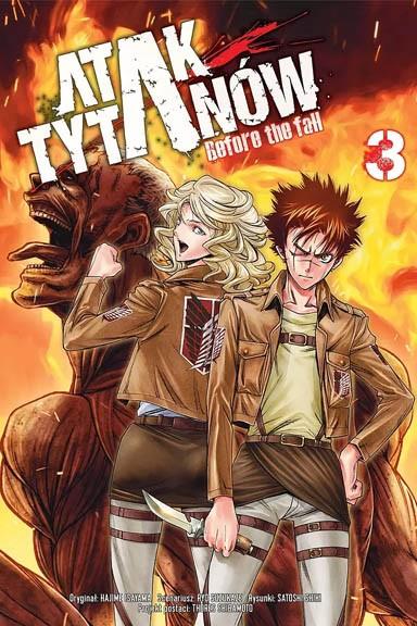 Okładka Atak Tytanów - Before the Fall - tom 3