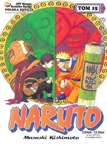 Okładka Naruto tom 15