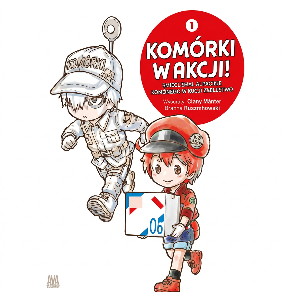 Okładka Komórki w akcji! Album - tom 1