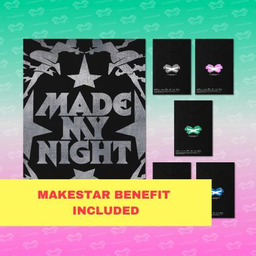 (MAKESTAR) LE SSERAFIM - 2. Singiel Album 'Made My Night' (COMPACT ver.) 