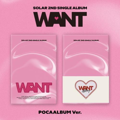 SOLAR - 2nd Single Album [WANT] (POCAALBUM Ver.)