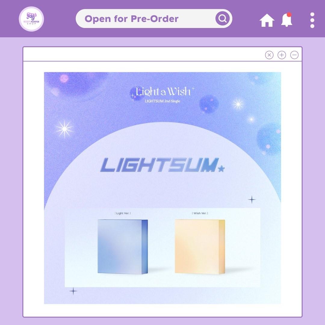 LIGHTSUM - LIGHT A WISH (2ND SINGLE ALBUM)