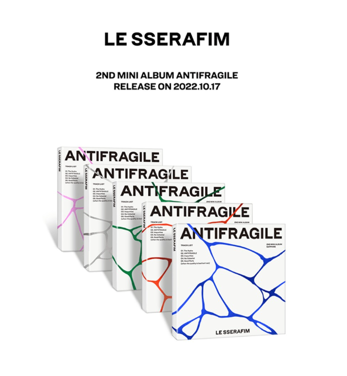 LE SSERAFIM - ANTIFRAGILE (2ND MINI ALBUM) COMPACT VER.
