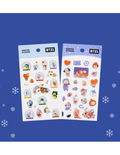 Zimowe naklejki BT21 (wersja snow ball)