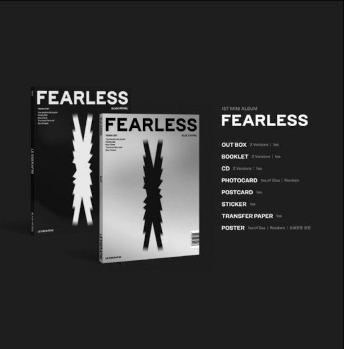 LE SSERAFIM - FEARLESS (1ST MINI ALBUM)