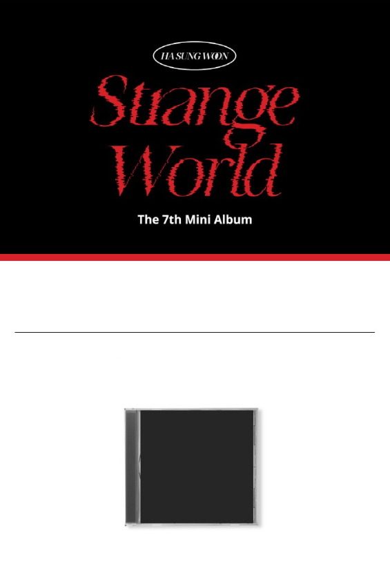 HA SUNG WOON - STRANGE WORLD (7TH MINI ALBUM) [JEWEL CASE] STRANGER VER.