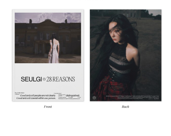 SEULGI - 28 REASONS (1ST MINI ALBUM) PHOTO BOOK VER.