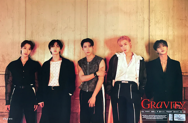 Plakat ONEWE - 1ST ENGLISH FULL ALBUM GRAVITY v2