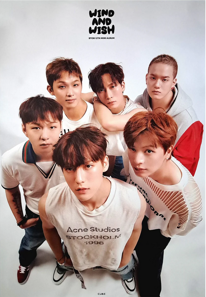 Plakat BTOB - WIND AND WISH v2