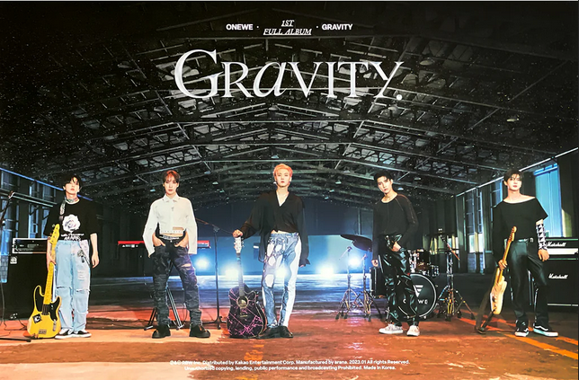 Plakat ONEWE - 1ST ENGLISH FULL ALBUM GRAVITY v1