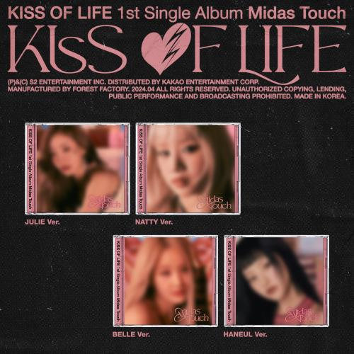 KISS OF LIFE - Midas Touch (1ST SINGLE ALBUM) (Jewel Ver.)