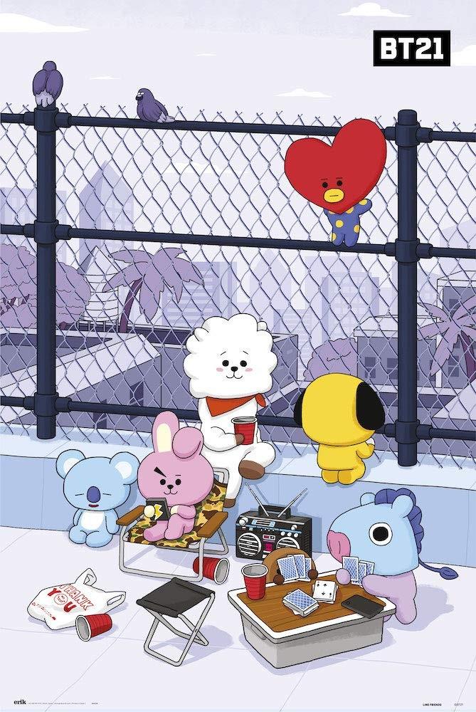 Duży plakat - BT21 (gpe5359)
