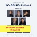 Preorder: ATEEZ - [GOLDEN HOUR : Part.4] (DIGIPACK VER.) pob EVERLINE