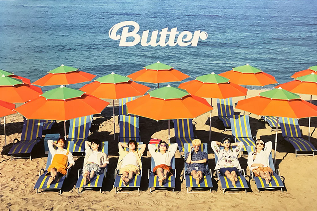 Plakat BTS - BUTTER ver. PEACHES
