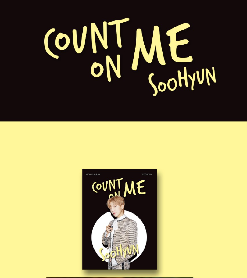 SOO HYUN (U-KISS) - MINI ALBUM VOL.1: COUNT ON ME