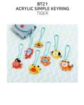 BT21 ACRYLIC SIMPLE KEYRING TIGER (MP)