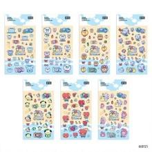 BT21 CLEAR STICKER SUMMER SKY