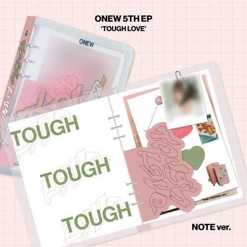 Preorder: ONEW - 5th mini album [TOUGH LOVE] (NOTE Ver.)