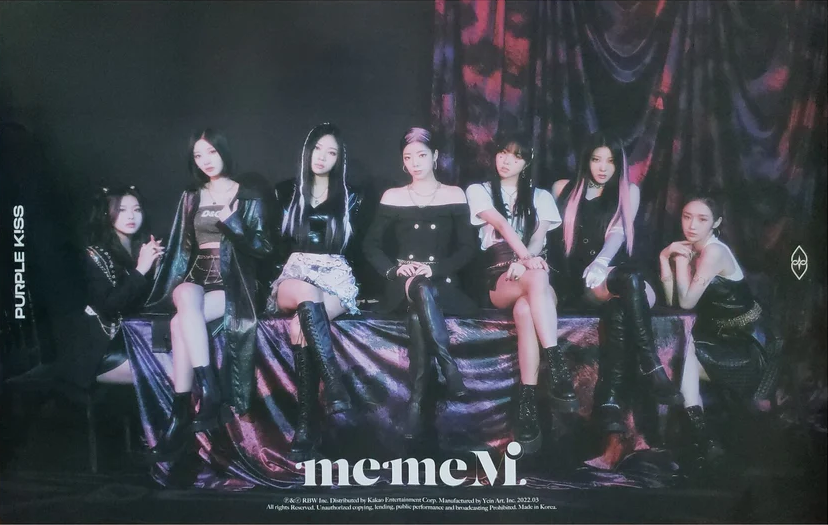 Plakat PURPLE KISS - memeM v2