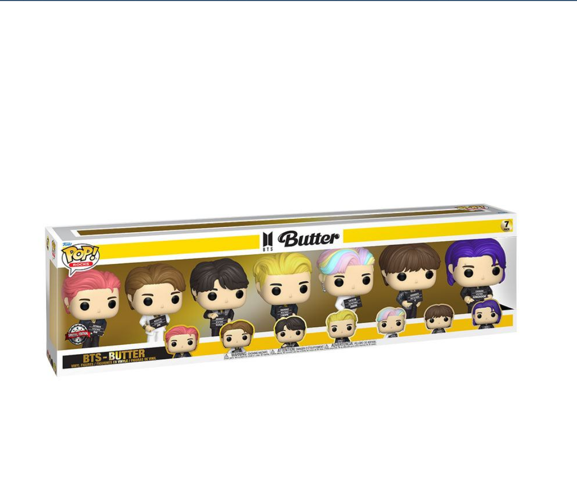 Figurka POP! BTS - zestaw 7 figurek (BUTTER)