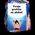 Plakat papierowy z własną grafiką