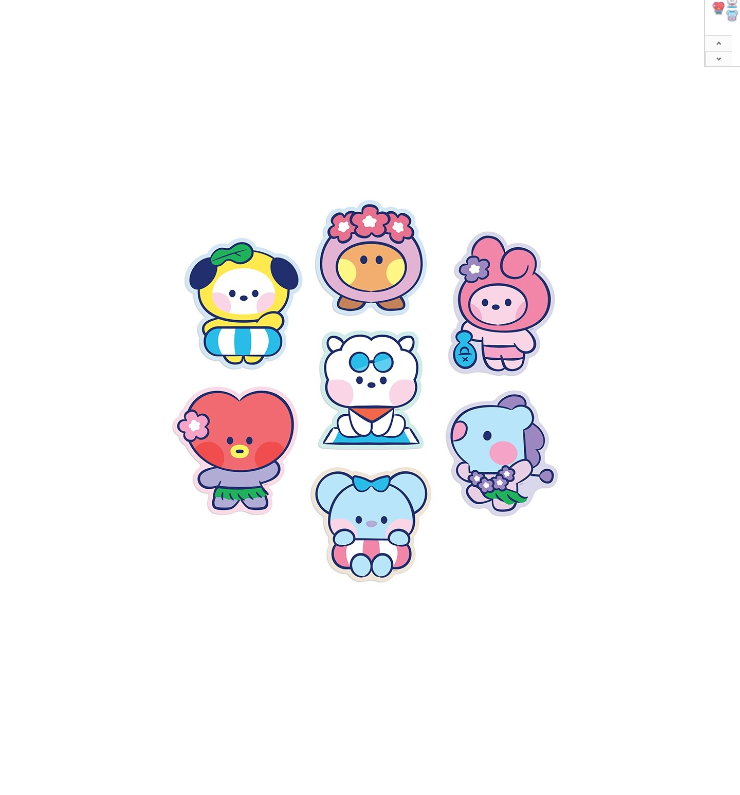 BT21 MOUSE PAD SUMMER SKY (MP)
