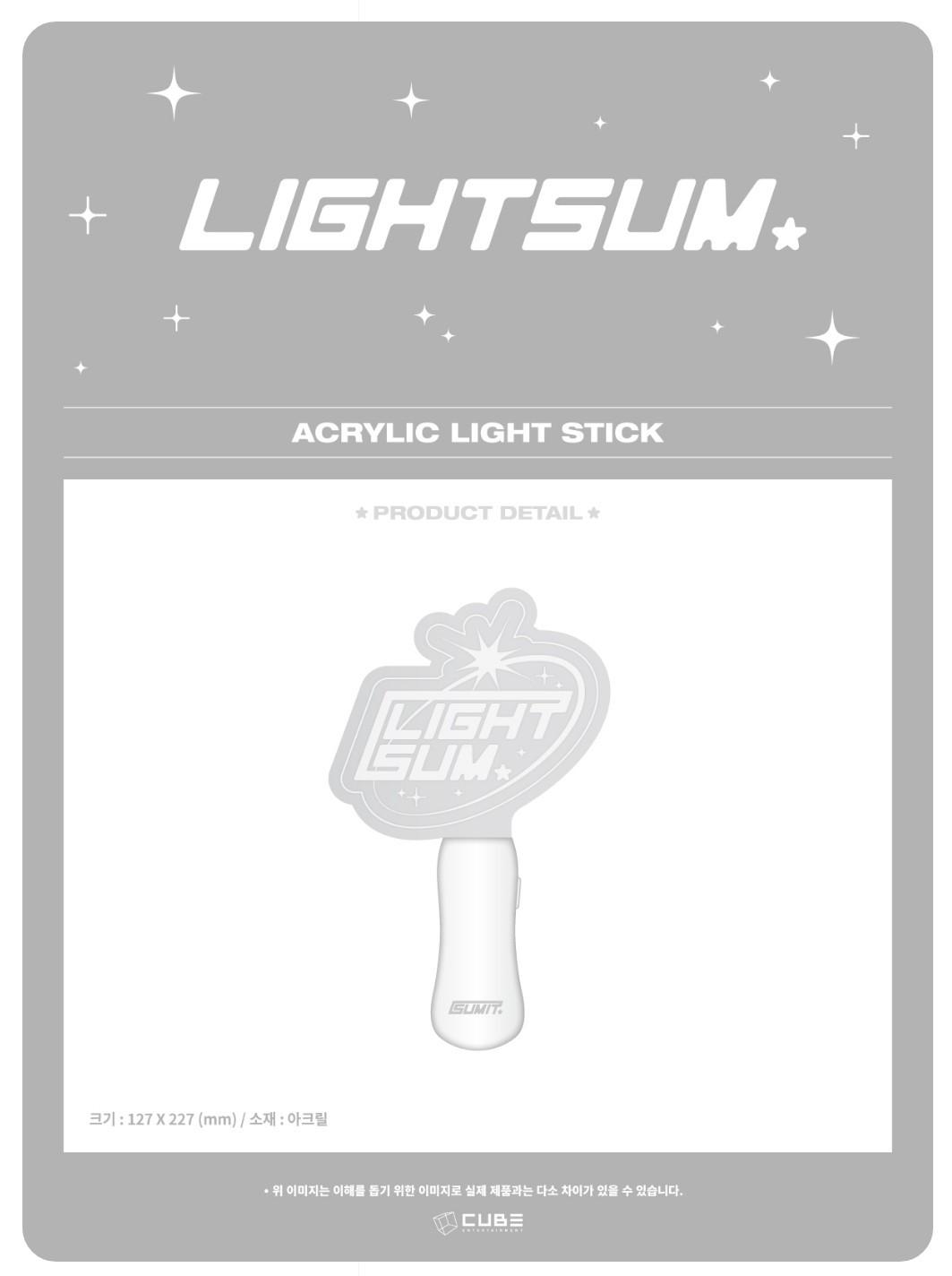 LIGHTSUM ACRYLIC LIGHT STICK