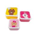 Line Friends - 3 lunchboxy
