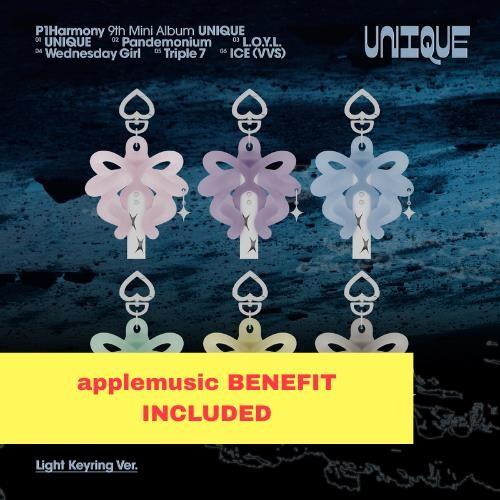 Preorder: (applemusic) P1Harmony - UNIQUE (Light Keyring Ver.) (Limited Ver.)