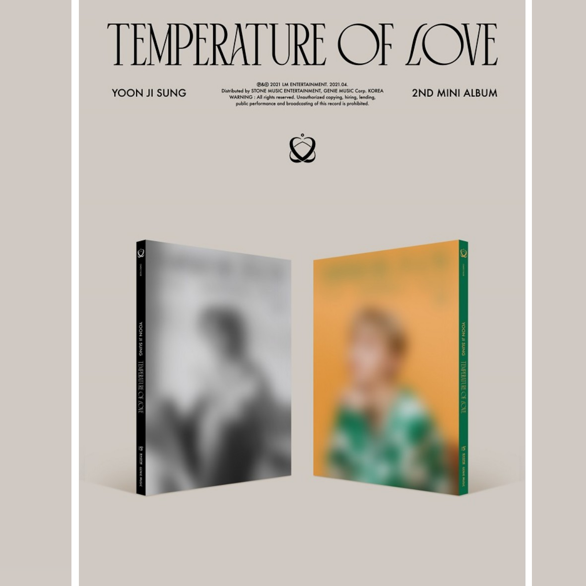 YOON JI SUNG - TEMPERATURE OF LOVE (2ND MINI ALBUM)