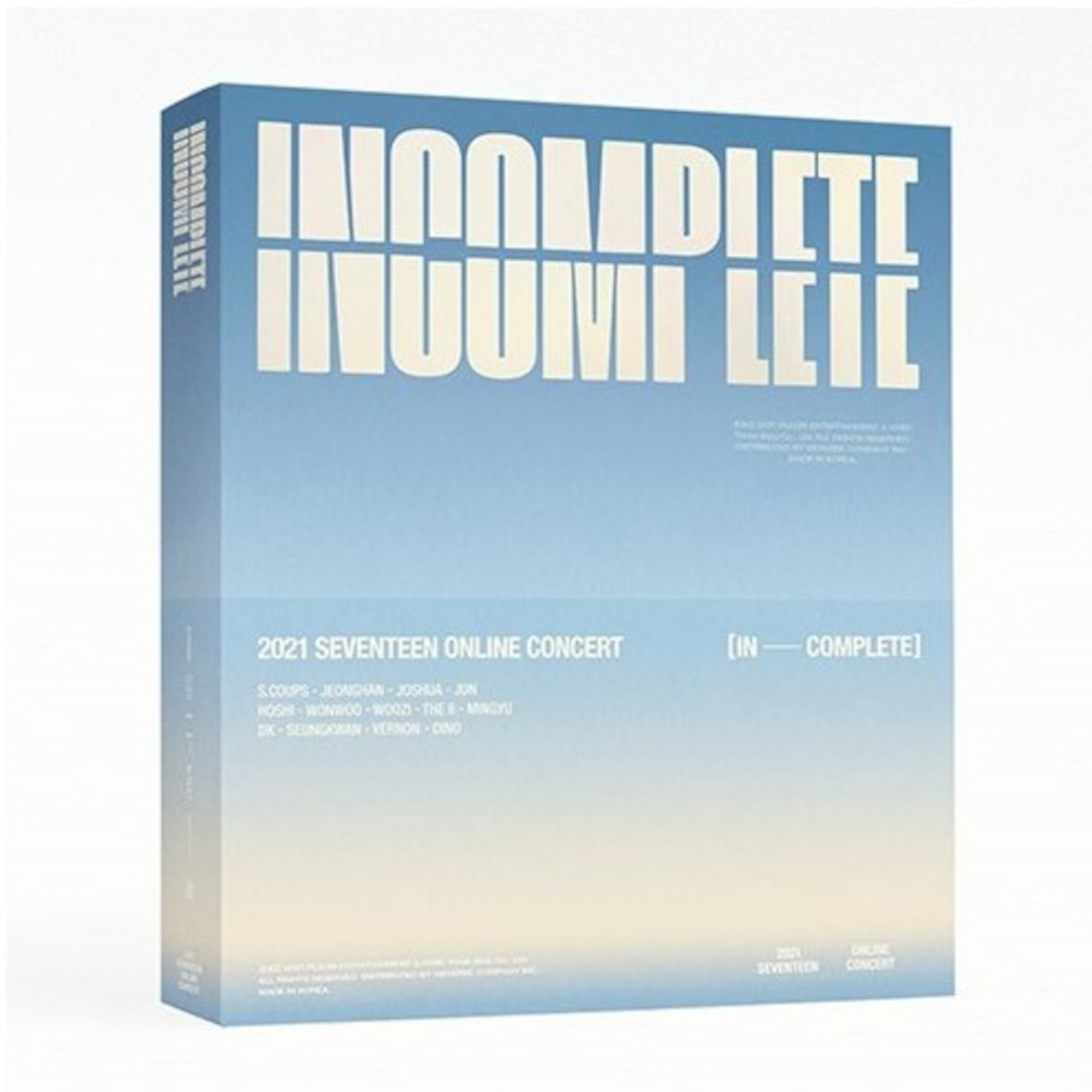 SEVENTEEN - 2021 SEVENTEEN ONLINE CONCERT [IN-COMPLETE] DVD