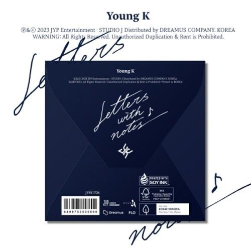 YOUNG K (DAY 6) - LETTERS WITH NOTES (DIGIPACK VER.)