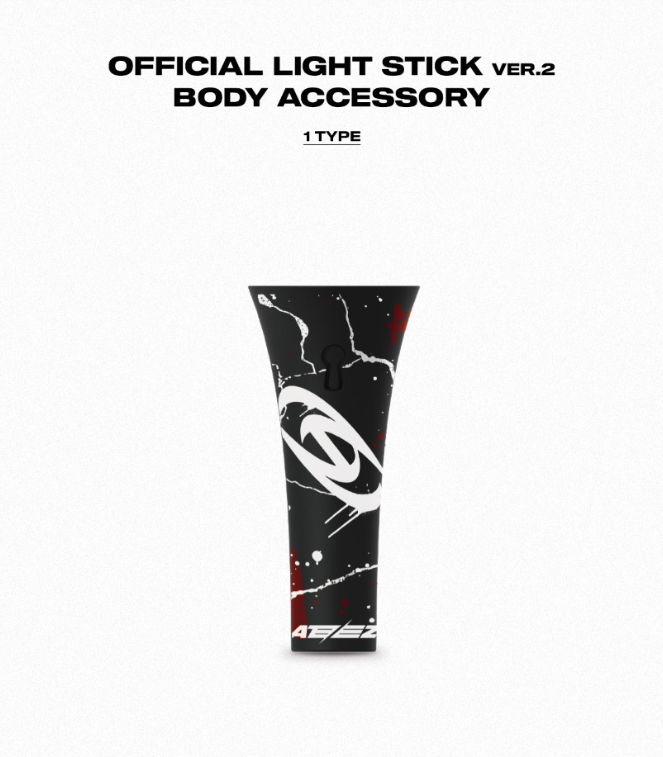 ATEEZ OFFICIAL LIGHT STICK VER.2 BODY ACCESSORY