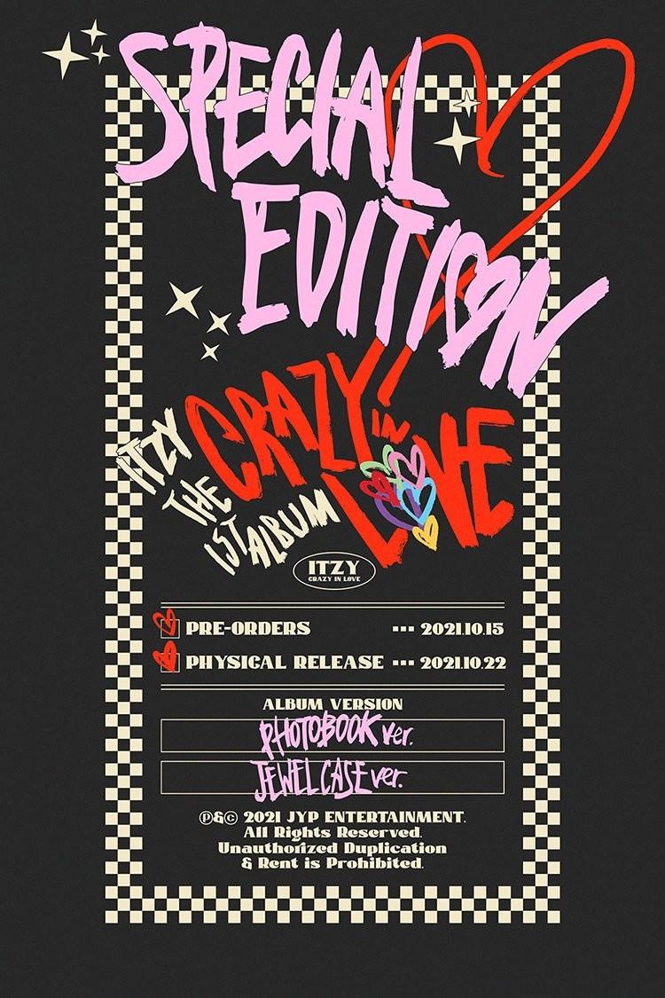 ITZY - THE 1ST ALBUM CRAZY IN LOVE SPECIAL EDITION