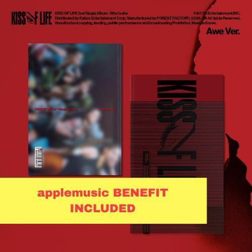 Preorder: (applemusic) KISS OF LIFE - 2nd Single Album [Who is she] (Awe Ver.)