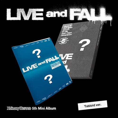 Xdinary Heroes - LIVE and FALL (5th Mini Album) (Tabloid Ver.)