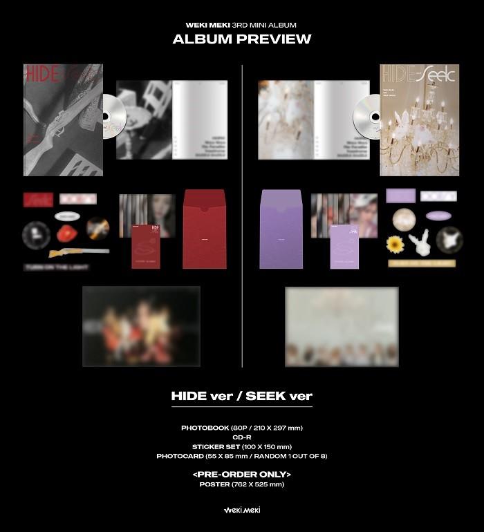 WEKI MEKI - HIDE AND SEEK (3RD MINI ALBUM)