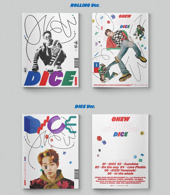 ONEW - DICE (2ND MINI ALBUM) PHOTOBOOK VER.