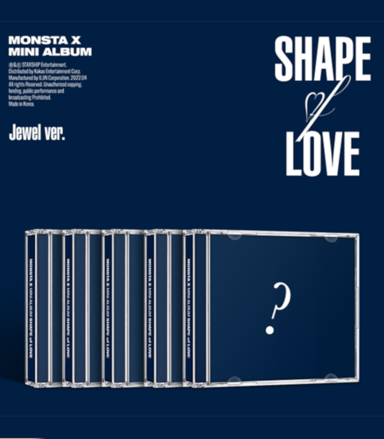 MONSTA X - SHAPE OF LOVE (11TH MINI ALBUM) JEWEL VER.