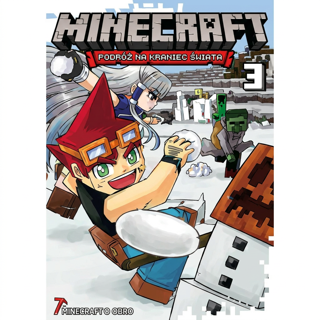 Okładka Minecraft: Podróż na kraniec świata - tom 3