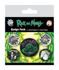 Zestaw przypinek - Rick and Morty Rave Rickrival