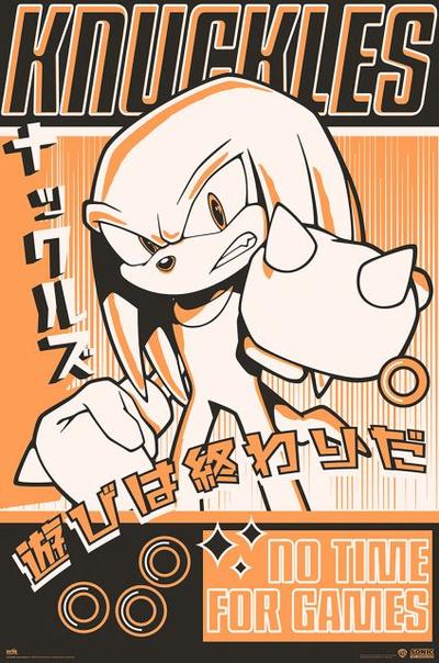Plakat - Knuckles/Sonic the Hedgehog (GPE5889) — zdjęcie 2