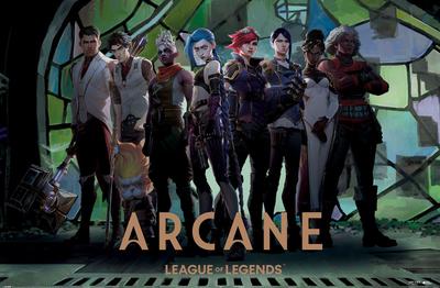 Plakat - Arcane Zaun Arcade (PP2401784)
