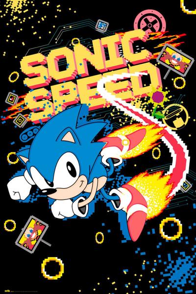 Plakat - Sonic Speed (GPE5489) — zdjęcie 2