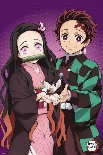Plakat - Tanjiro i Nezuko/Demon Slayer 2 (GPE5995)